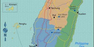 Taipei Taiwan kart plassering