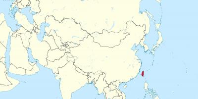 Taiwan kart i asia