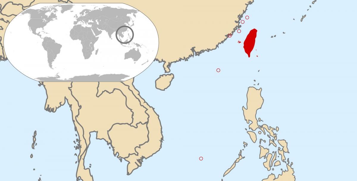 Taiwan globale kartet