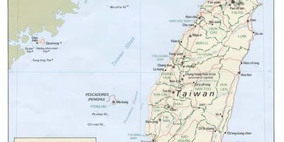Taiwan buss rute kart