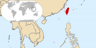 Taiwan globale kartet