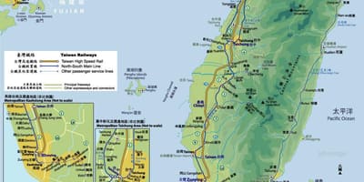 Tra rute Taiwan